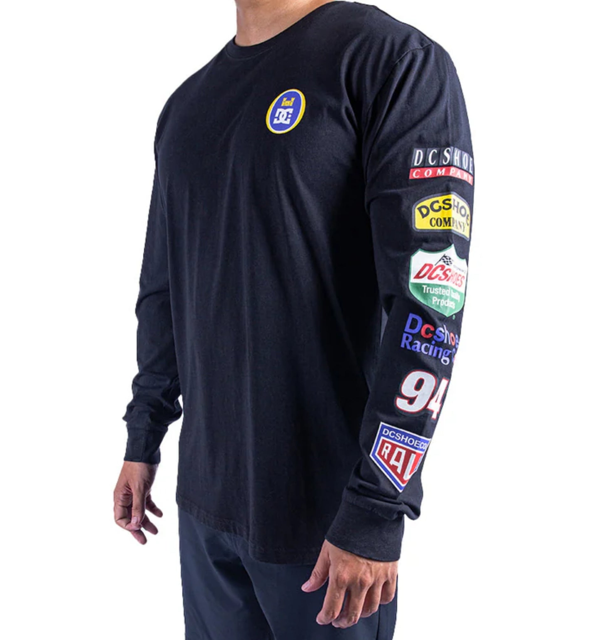 Mens All Gas Long Sleeve T-Shirt - DC Shoes Singapore