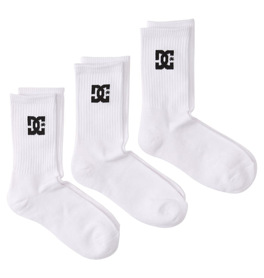 Mens DC 3 Pack Crew Socks - DC Shoes Singapore