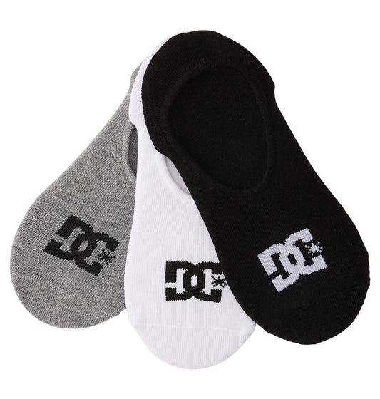 Mens DC Liner 3 Pack No Show Socks - DC Shoes Singapore