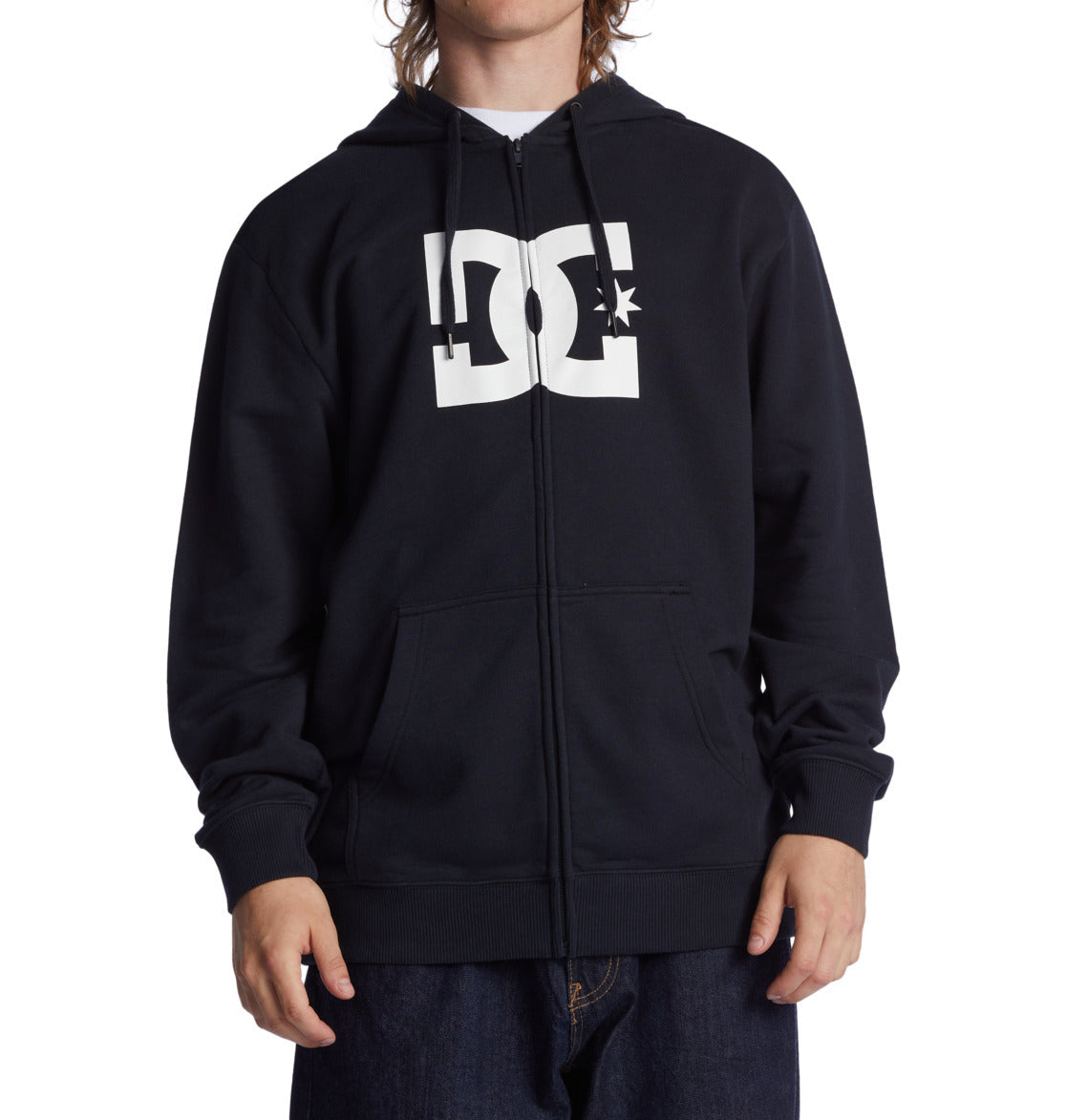 Mens DC Star Zip-Up Hoodie - DC Shoes Singapore