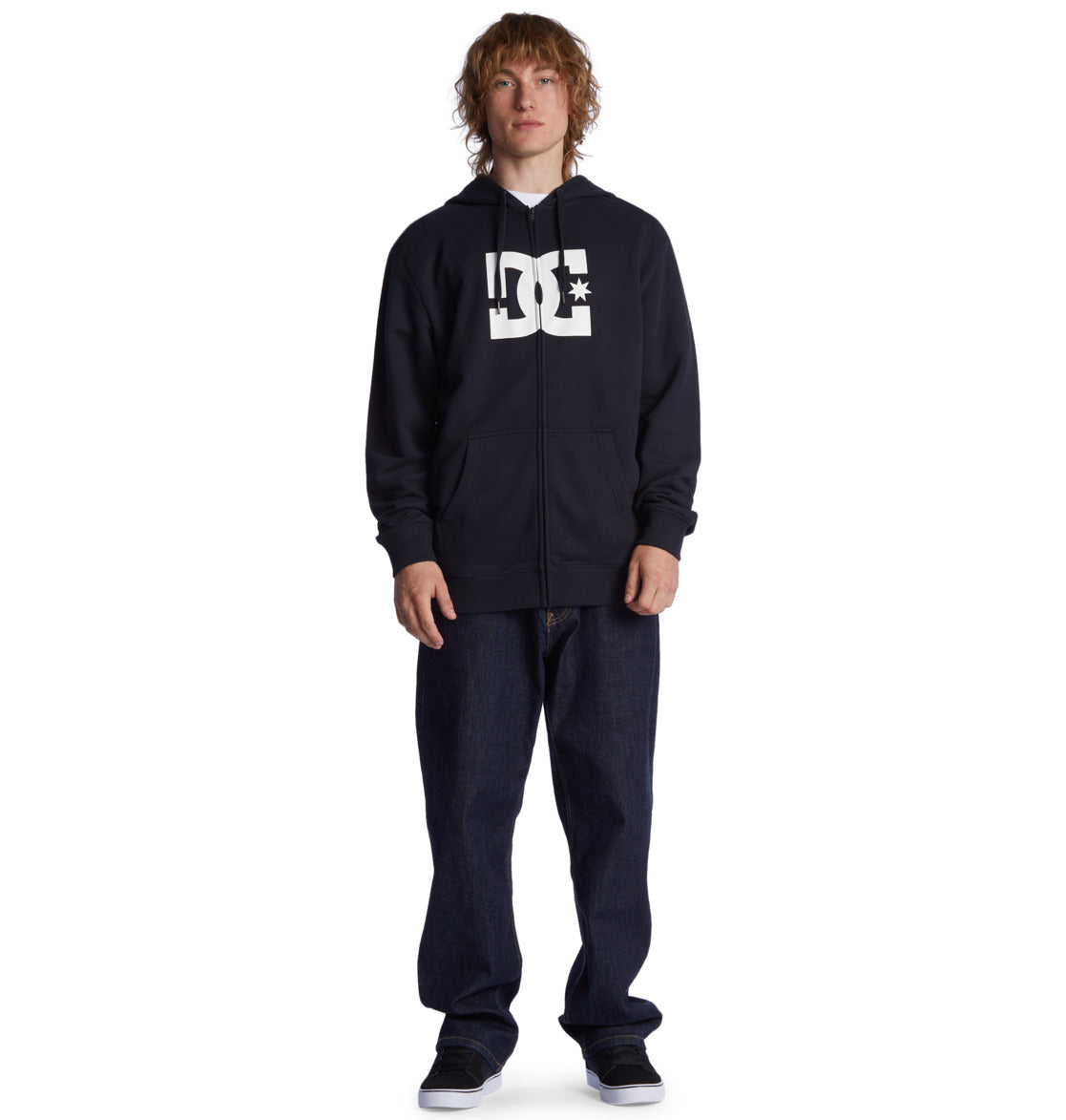 Mens DC Star Zip-Up Hoodie - DC Shoes Singapore