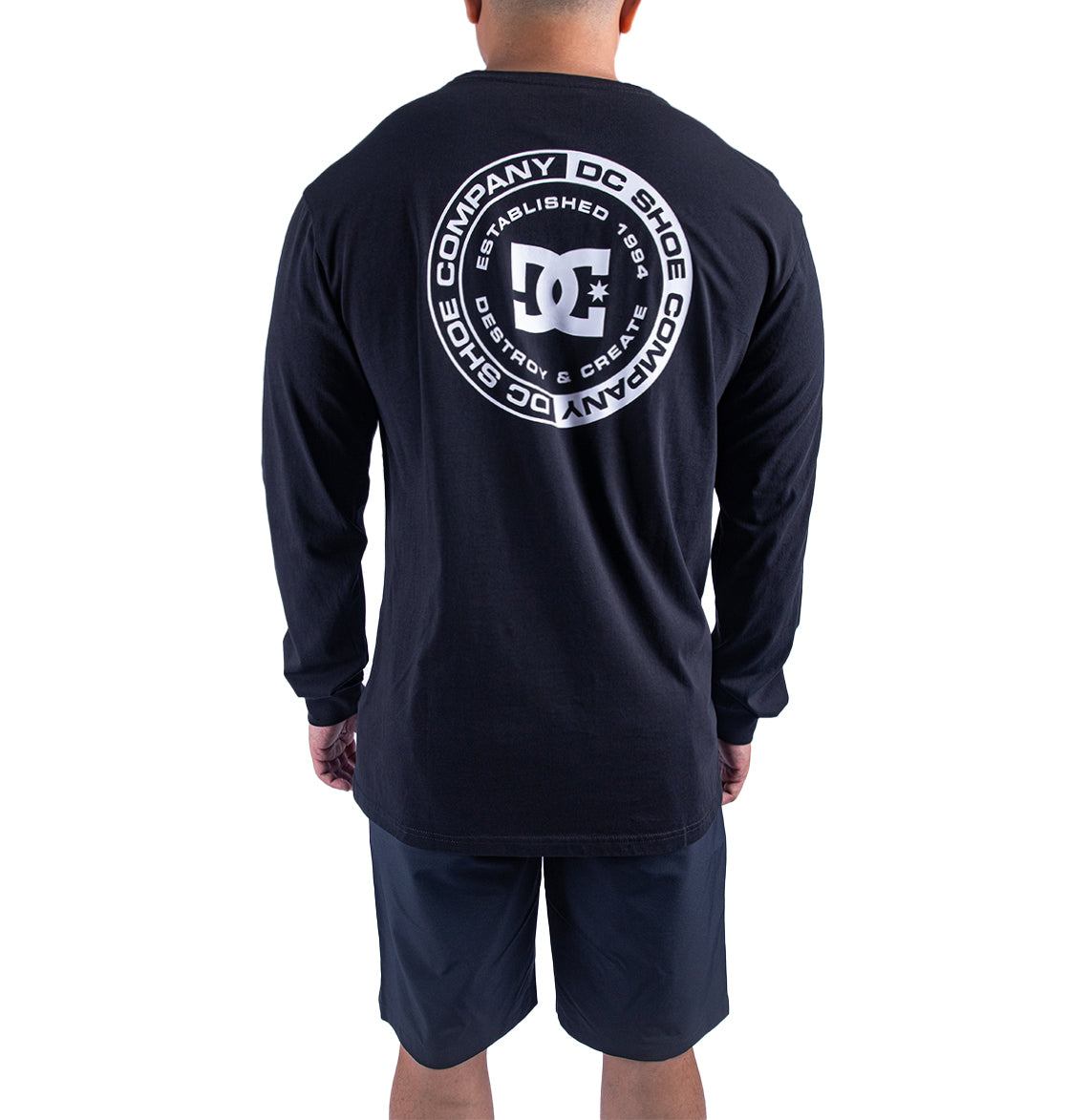 Mens DC Corpo Fb Long Sleeve T-Shirt - DC Shoes Singapore