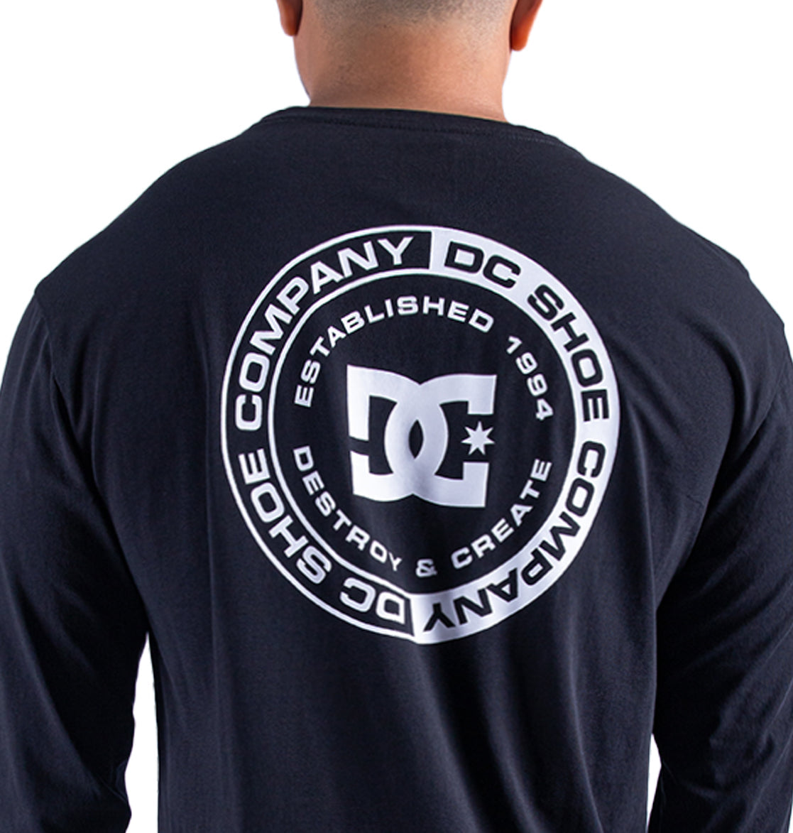 Mens DC Corpo Fb Long Sleeve T-Shirt - DC Shoes Singapore